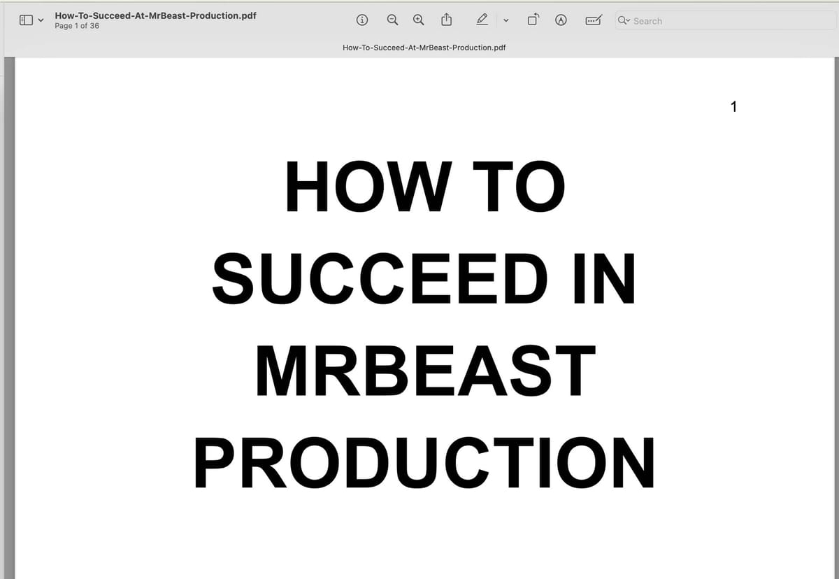 Every marketer should read MrBeast's employee handbook