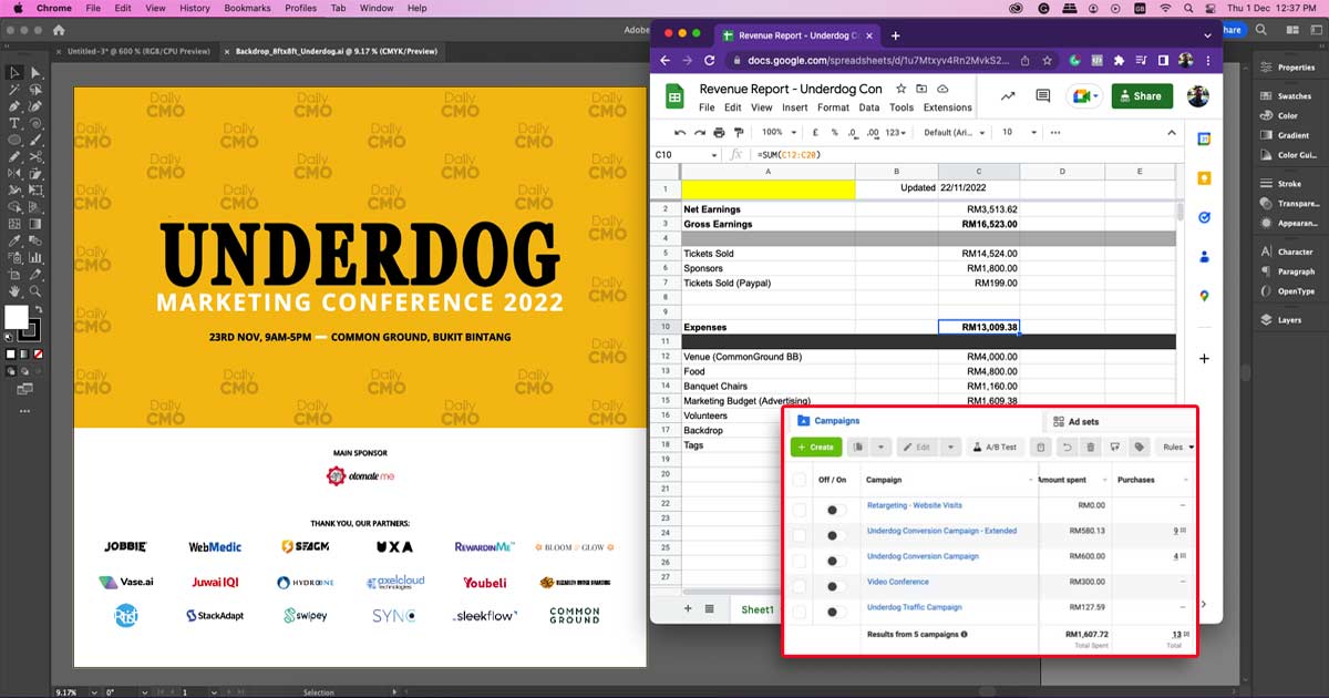Case Study: The 9 Best Lessons Learnt Running a Marketing Conference