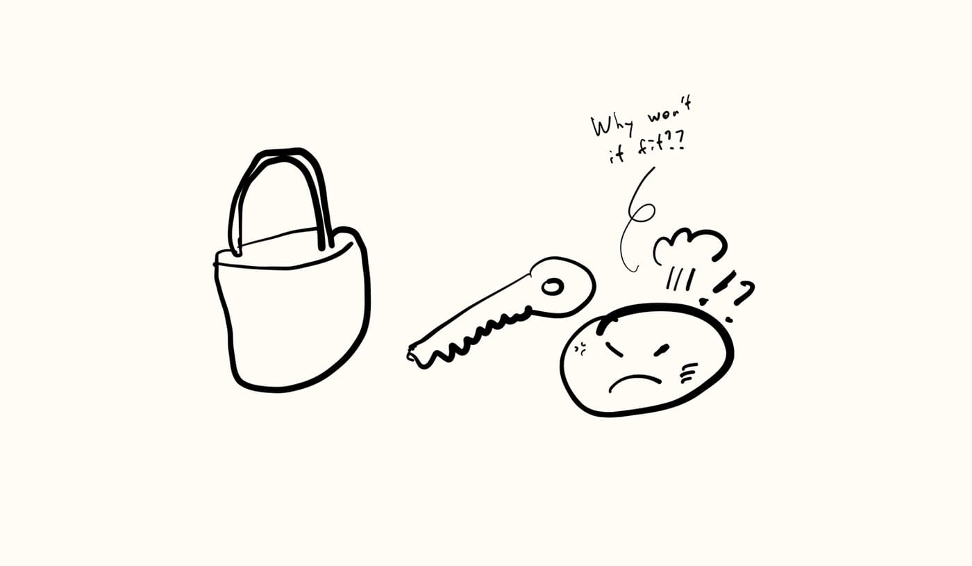 Lock and key