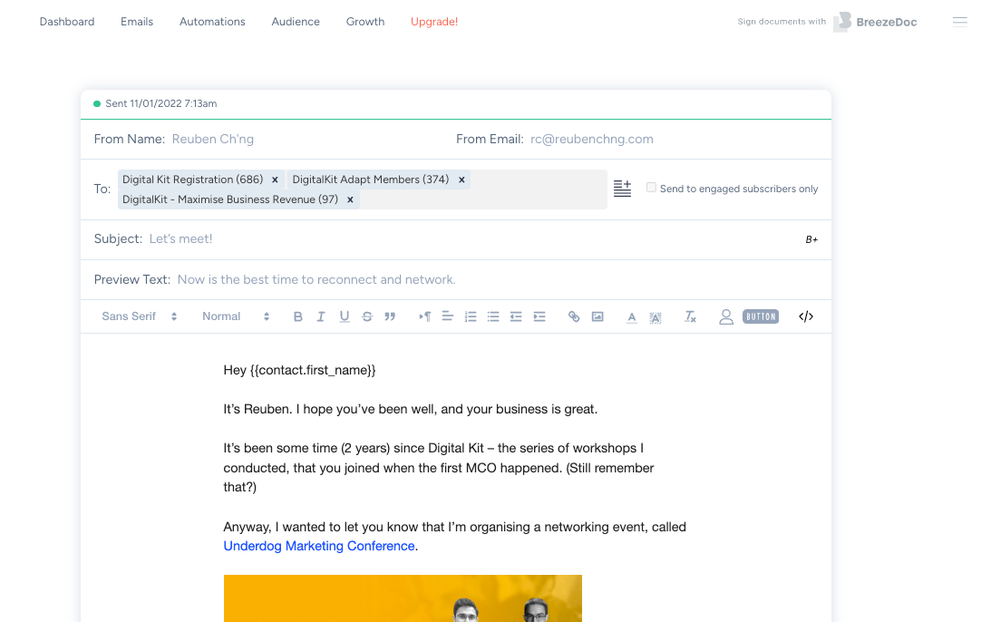 How I reactivate email subscribers