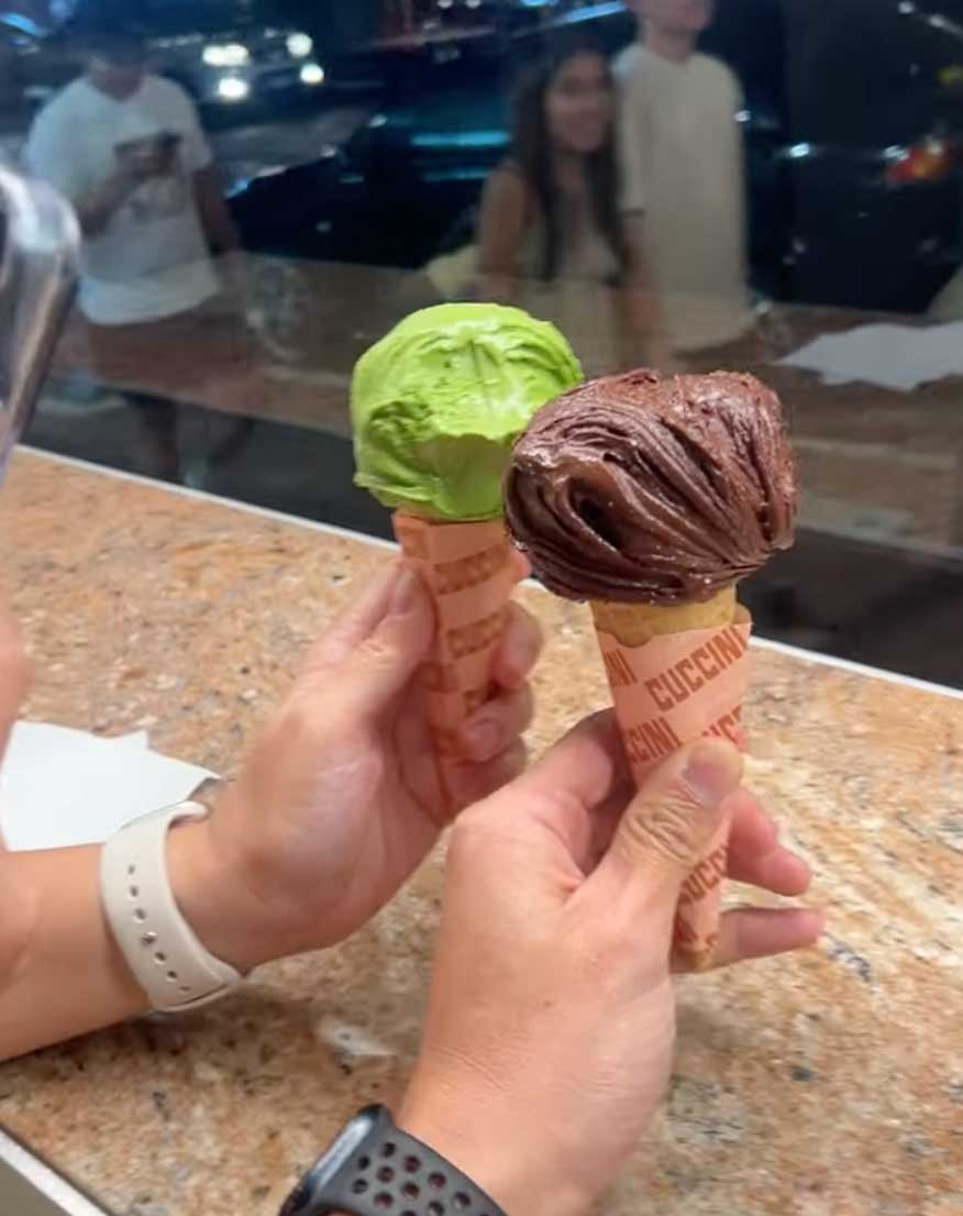 Be like Pistachio ice cream